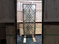 Kanada'nın En Çok Satılan 22*64 Çelik Kapı Fiber cam kapılar için 12*12 Çelik Çubuk cam ekler