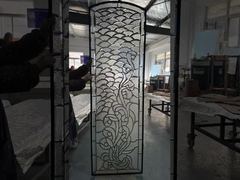 Luxury Decorative Entry Door Glass Inserts | Handcrafted Front Door Glass Panels | Premium