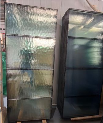 Flemish Insulated Glass " Thickness With Horizontal Partition Strip For Fiberglass Doors
